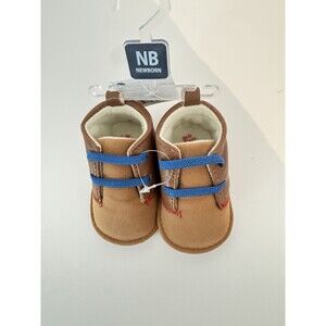 Oshkosh Boys Brown New Born Infant Crib Shoes New Children Gifts Baby